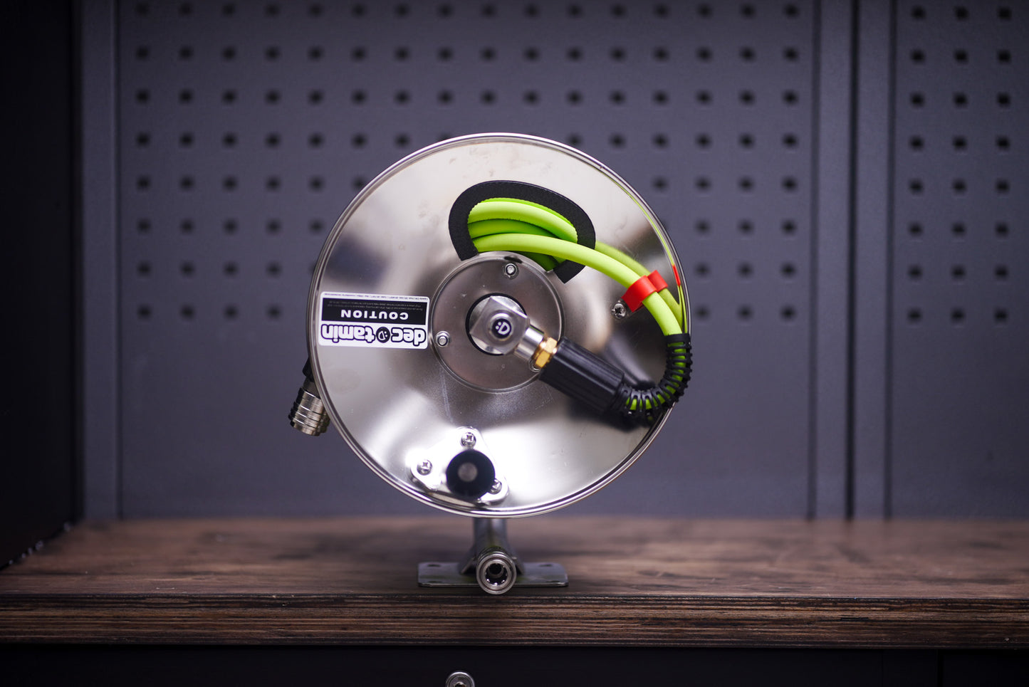 Flexzillaホース Veloci/MTMステンリールキット 15m ワンタッチカプラ ケルヒャーコネクタ付き