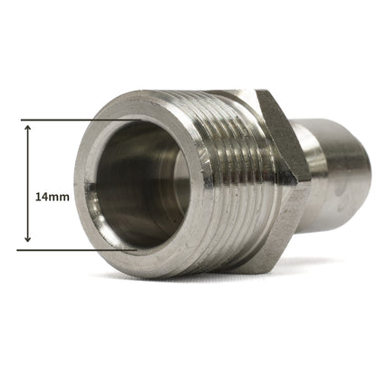 3/8 クイックプラグ M22-14mm オスネジ