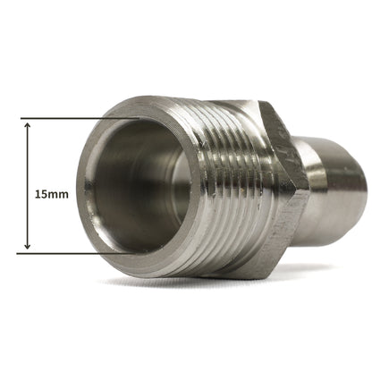 3/8 クイックプラグ M22-15mm オスネジ