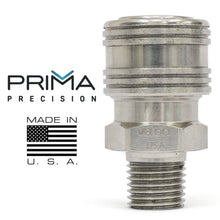 Veoci/MTM hydro PRIMA 1/4 クイックカプラ NPT オスネジ