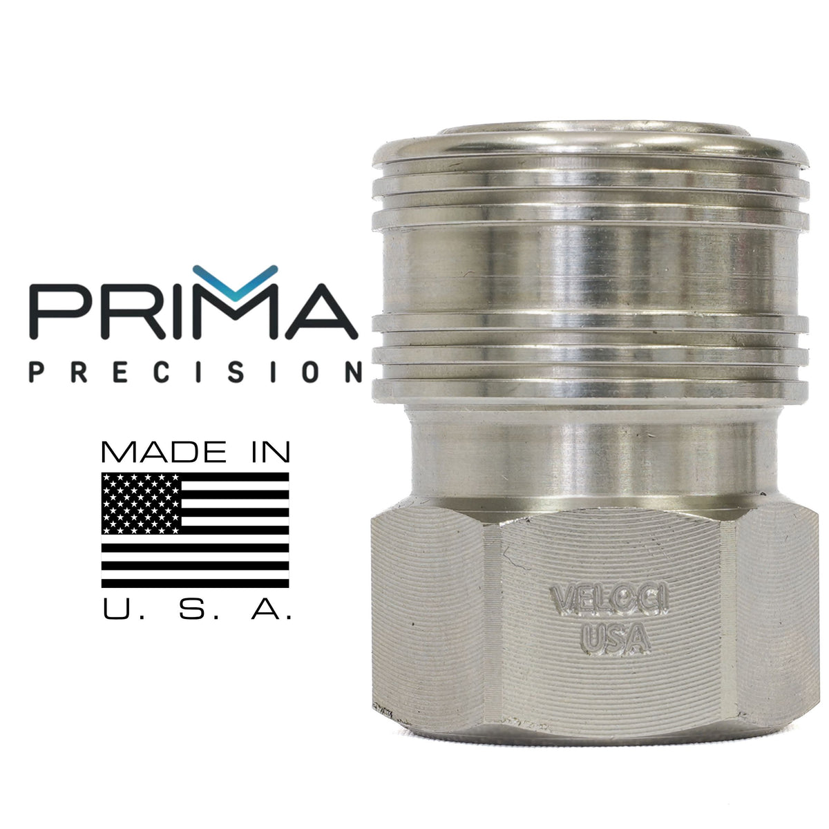 Veloci/MTM hydro PRIMA 3/8クイックカプラ NPT メスネジ 56.0063