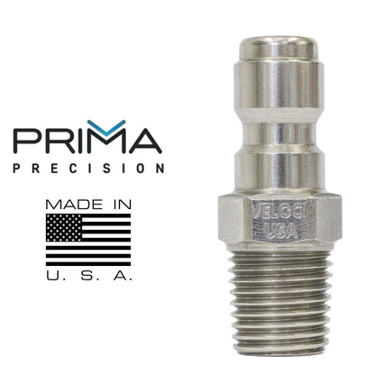 Veloci/MTM hydro PRIMA 1/4クイックプラグ NPT オスネジ 56.0080