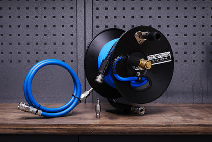 UberFlexホース スチールドラムリールキット 15m ケルヒャーコネクタ付き