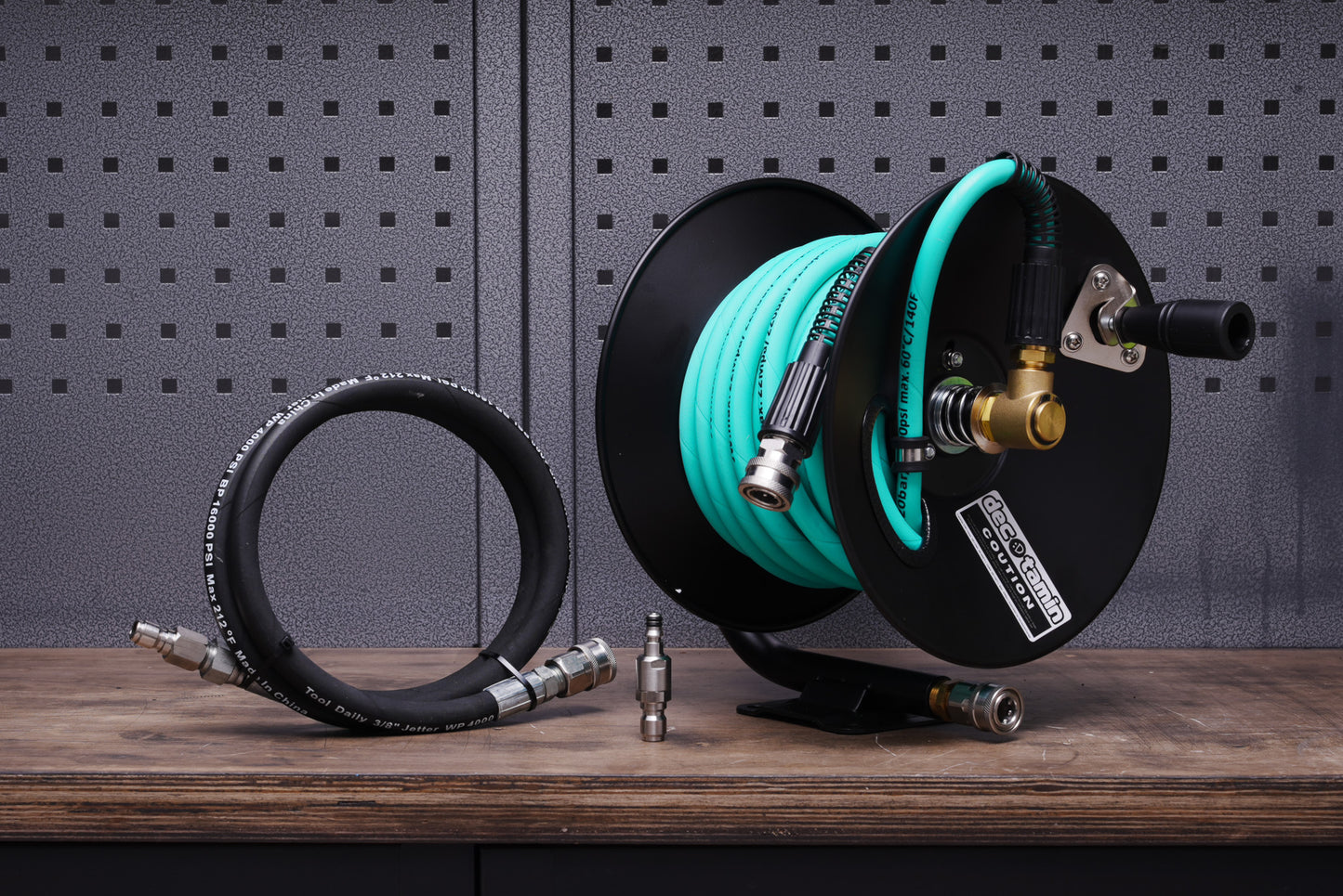 ヴァイパーホース スチールドラムリールキット 15m ケルヒャーコネクタ付き