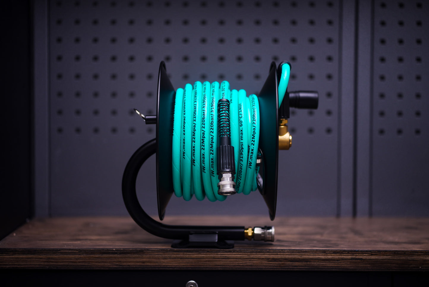 ヴァイパーホース スチールドラムリールキット 15m ケルヒャーコネクタ付き