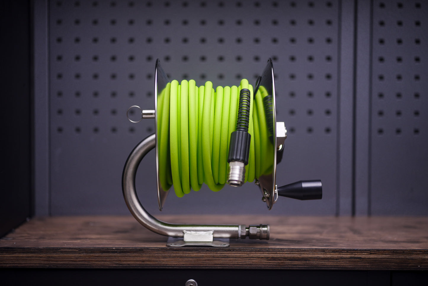 Flexzillaホース Veloci/MTMステンリールキット 15m ワンタッチカプラ ケルヒャーコネクタ付き