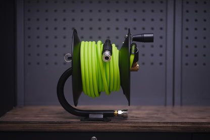 Flexzillaホース スチールドラムリールキット 15m ケルヒャーコネクタ付き