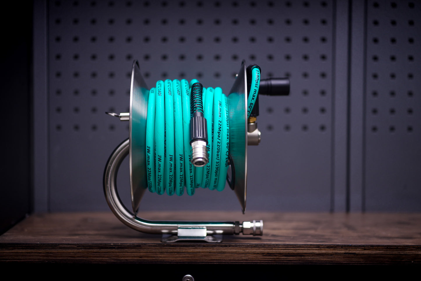 ヴァイパーホース ステンドラムリールキット 15m ワンタッチカプラ ケルヒャーコネクタ付き