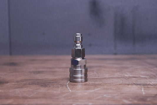 変換コネクタ 1/4 クイックカプラー to 1/4 クイックプラグ