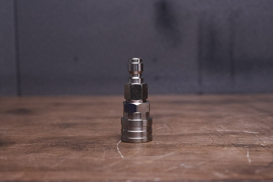 変換コネクタ 1/4 クイックカプラー to 1/4 クイックプラグ