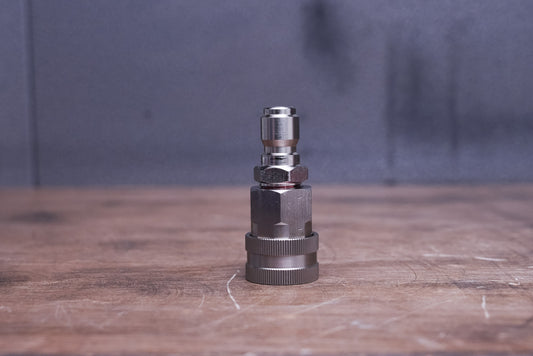 変換コネクタ 国内3/8 クイックカプラー to 海外3/8 クイックプラグ