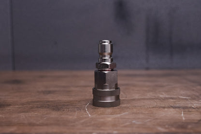 変換コネクタ 国内3/8 クイックカプラー to 海外3/8 クイックプラグ