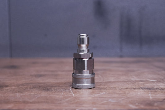 変換コネクタ 海外3/8 クイックカプラー to 海外3/8 クイックプラグ