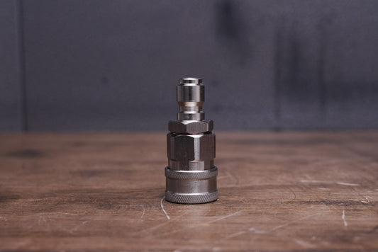 変換コネクタ 海外3/8 クイックカプラー to 海外3/8 クイックプラグ