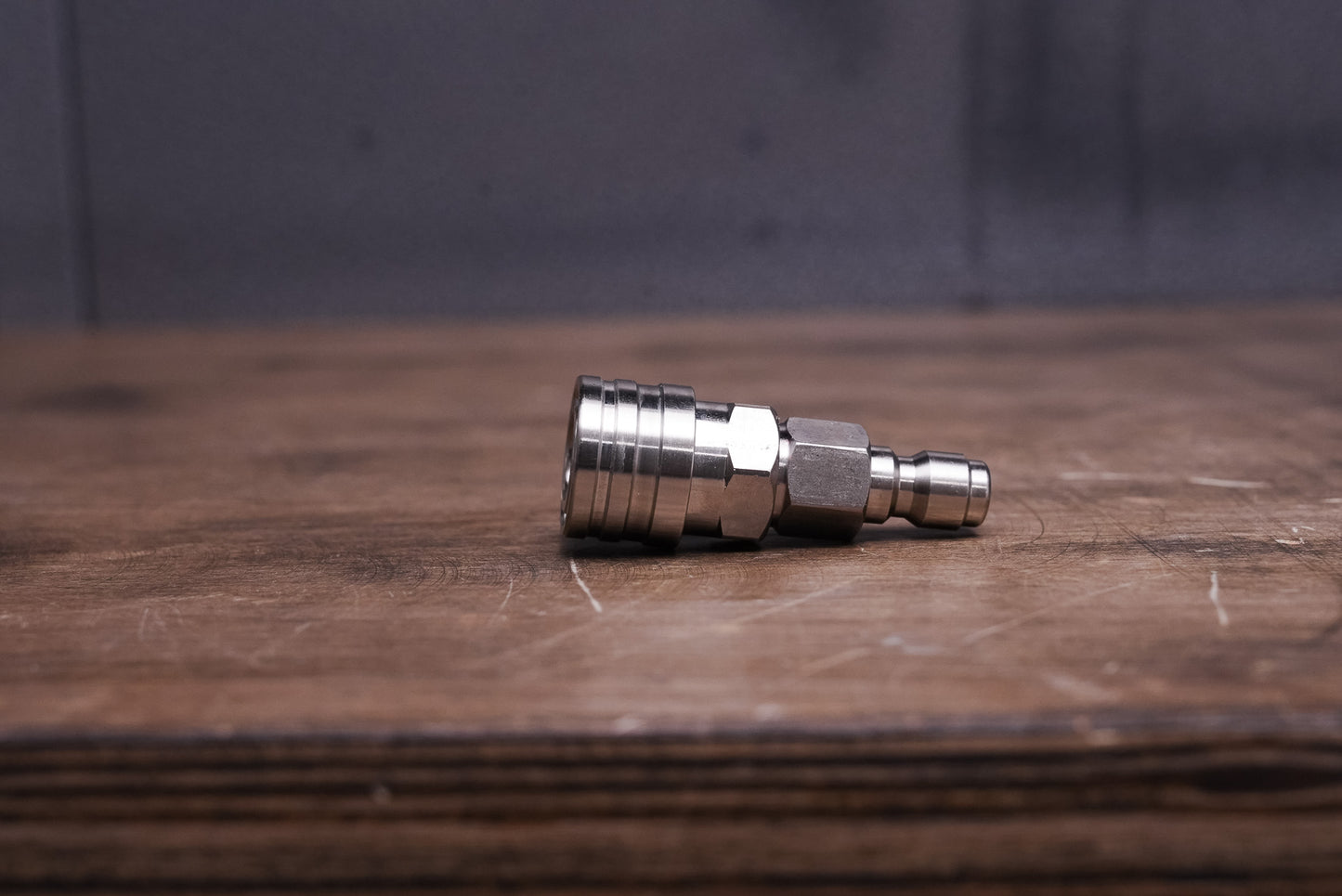 変換コネクタ 1/4 クイックカプラー to 1/4 クイックプラグ