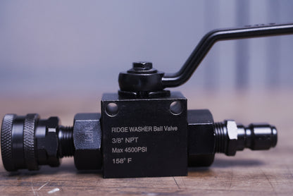 高圧用ボールバルブ 30Mpa対応 ブラック