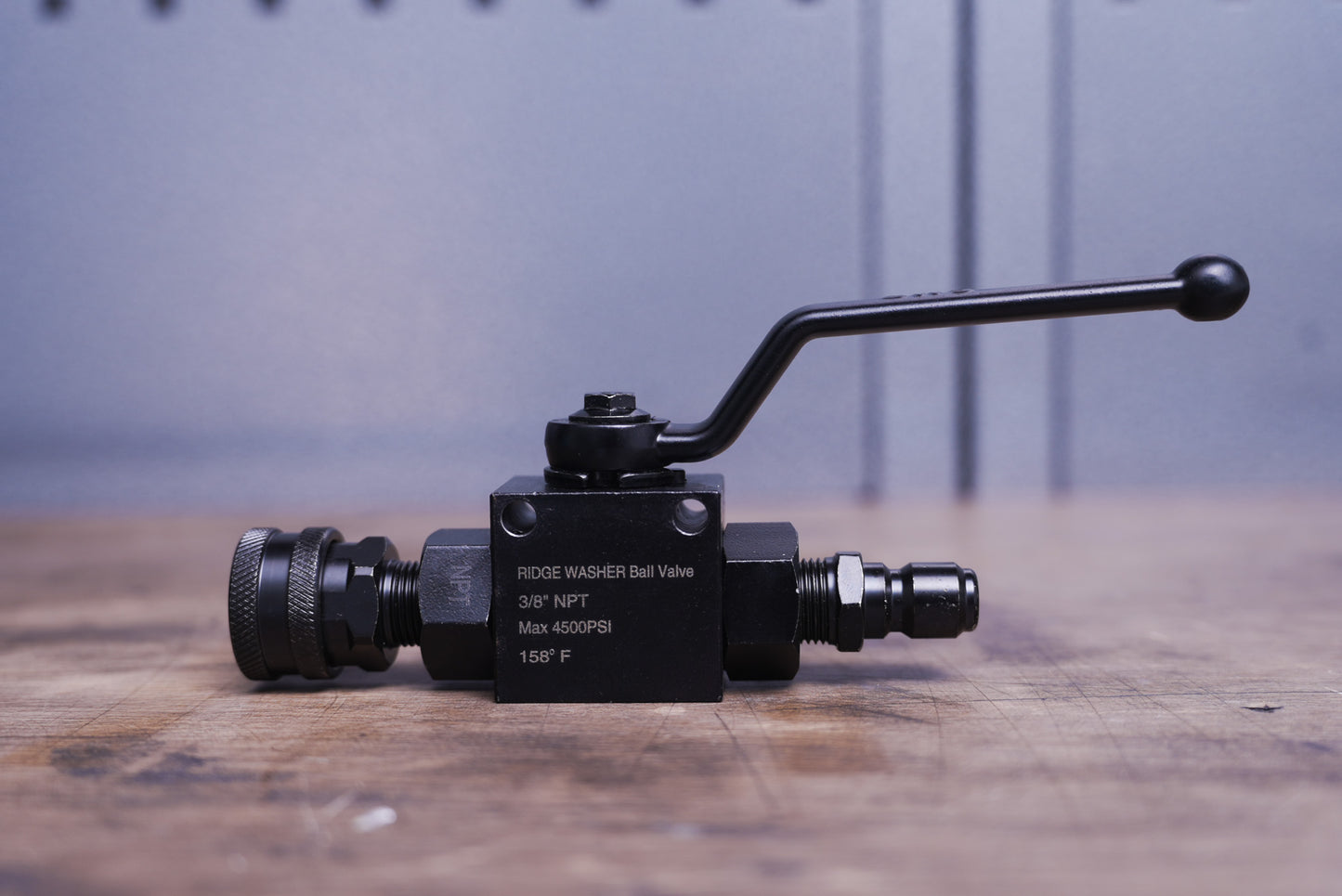 高圧用ボールバルブ 30Mpa対応 ブラック