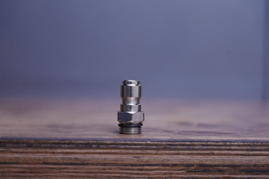 3/8 クイックプラグ G平行オスネジ ロープロファイル 海外/米国規格