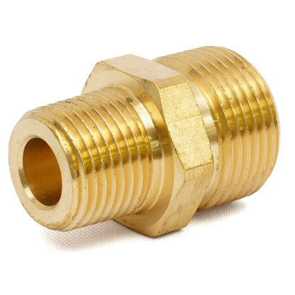 異径ニップル M22-14mm × 3/8NPT 真鍮